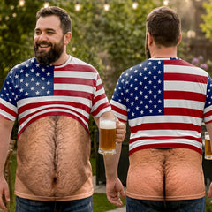 Custom Funny Patriotic T-shirt - Personalized Birthday Gifts For Men - Too Cool For Tea