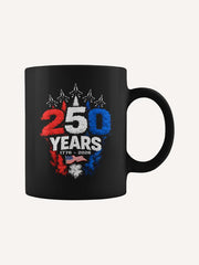 250 Years American 1776 2026 250Th Usa Patriotic 4Th Of July Coffee Mug
