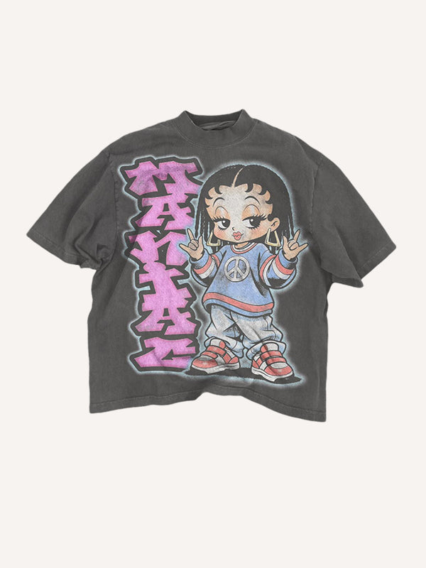 WW2 Era Trendy Grandma Printed Short Sleeve
