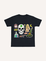 Ultra Pleasing 420 Theme Printed Short Sleeve