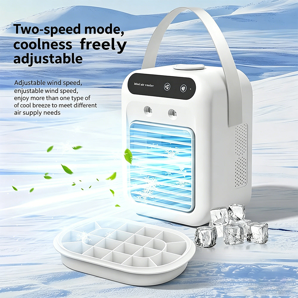 Portable Pet Special Cooling Air Conditioner Fan, Quiet Fast Cool Mini Fan for Dogs & Cats