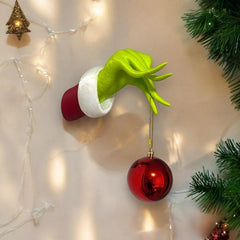Grinch 3D Christmas hand decoration details - product photo 4