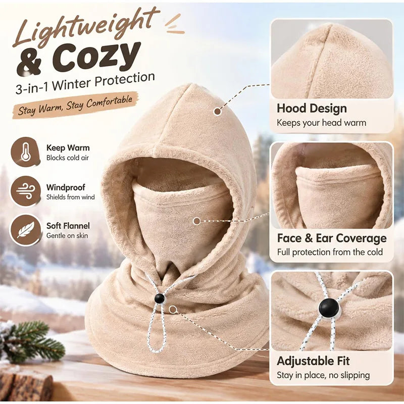 3-in-1 Winter Thermal Hood - product photo 9