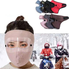 Detachable anti-fog eye shield detail