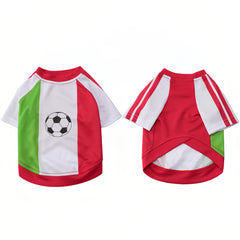 Pet supplies - Dog football clothes Lightweight and breathable sports wear with customizable names