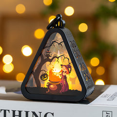 Halloween decoration: Handheld pumpkin lanterns, tabletop ornaments