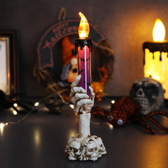 Halloween electronic wax candle lamp - LED ghost hands night light