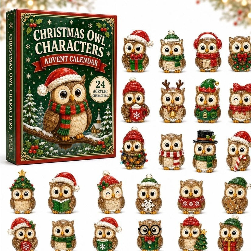 Halloween Advent Calendar Owl Charm Gift Box