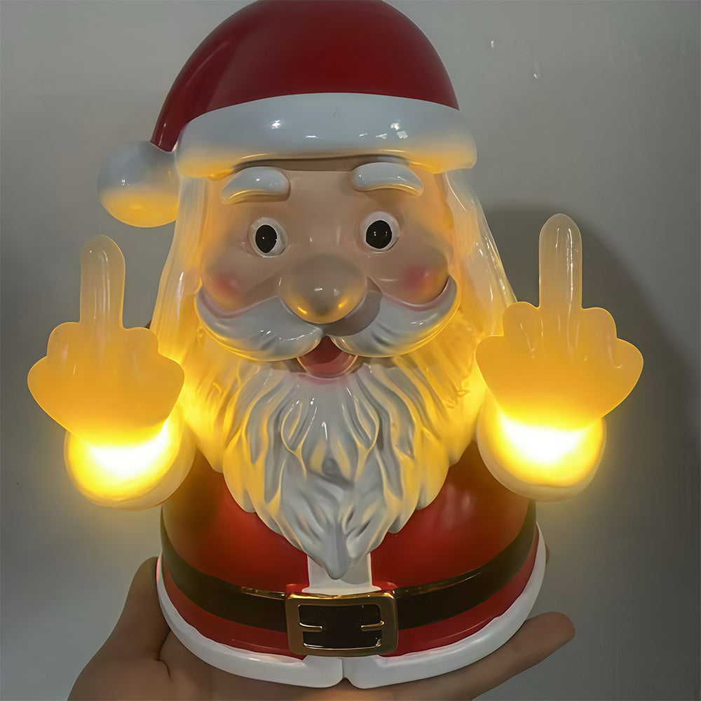 Halloween Ghost Night Light - Middle Finger Illuminated Hanging Pendant Lamp