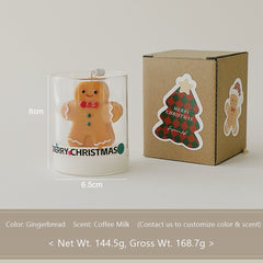 Holiday Cuties: Christmas Bubble Candles in a Glass — Gift-Ready