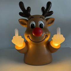 Halloween Ghost Night Light - Middle Finger Illuminated Hanging Pendant Lamp