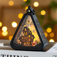 Halloween decoration: Handheld pumpkin lanterns, tabletop ornaments