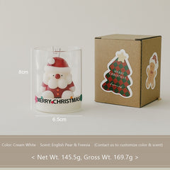 Holiday Cuties: Christmas Bubble Candles in a Glass — Gift-Ready