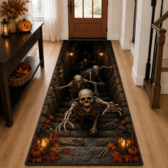 Halloween crystal velvet carpet for bedroom decoration - soft and comfortable, dirt-resistant, edge-sturdy, easy to clean, corridor carpet