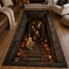 Halloween crystal velvet carpet for bedroom decoration - soft and comfortable, dirt-resistant, edge-sturdy, easy to clean, corridor carpet