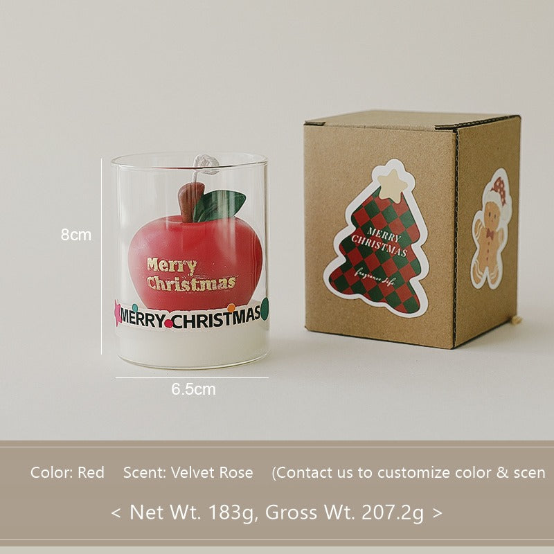 Holiday Cuties: Christmas Bubble Candles in a Glass — Gift-Ready