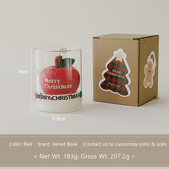 Holiday Cuties: Christmas Bubble Candles in a Glass — Gift-Ready