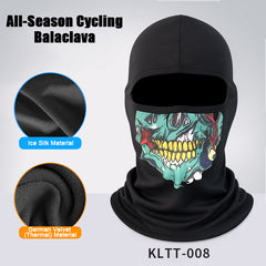 Skull Balaclava Full Face Mask for Men Women, Summer Cooling Ski Mask UV Sun Protection Face Cover, Moisture Wicking Breathable Balaclava Hood with Reflective Strip for Motorcycle Riding