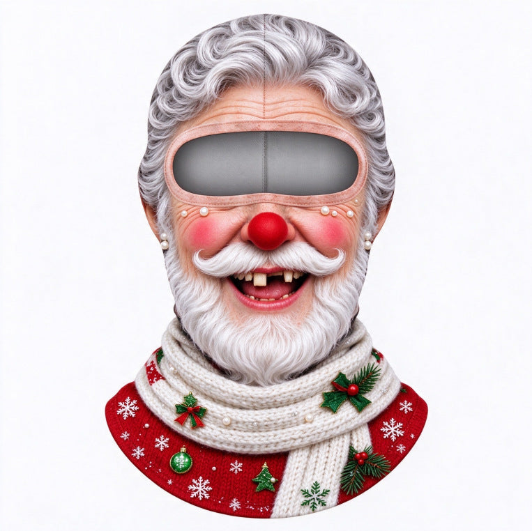 Funny Realistic Face Ski Mask