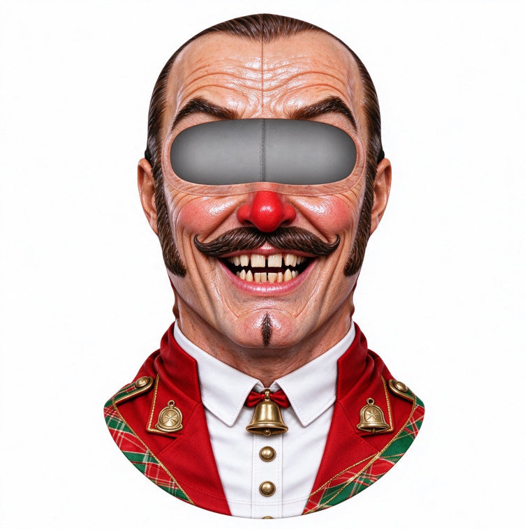 Funny Realistic Face Ski Mask