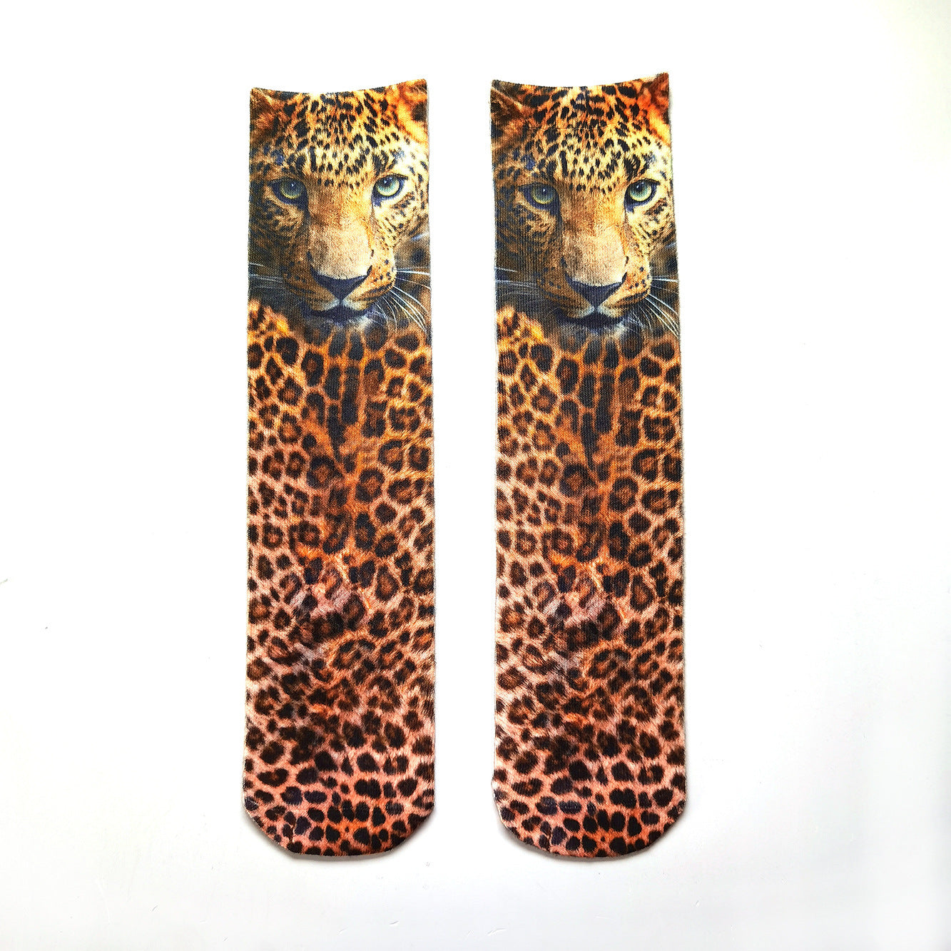 3D Animal Paw Print Socks, Novelty Realistic Animal Feet Crew Socks, Funny Tiger Cat Dog Paw Socks for Halloween Cosplay Party, Prank Gift for Men Women