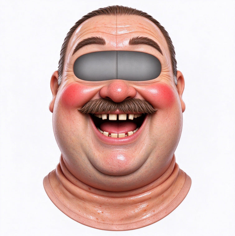 Funny Realistic Face Ski Mask