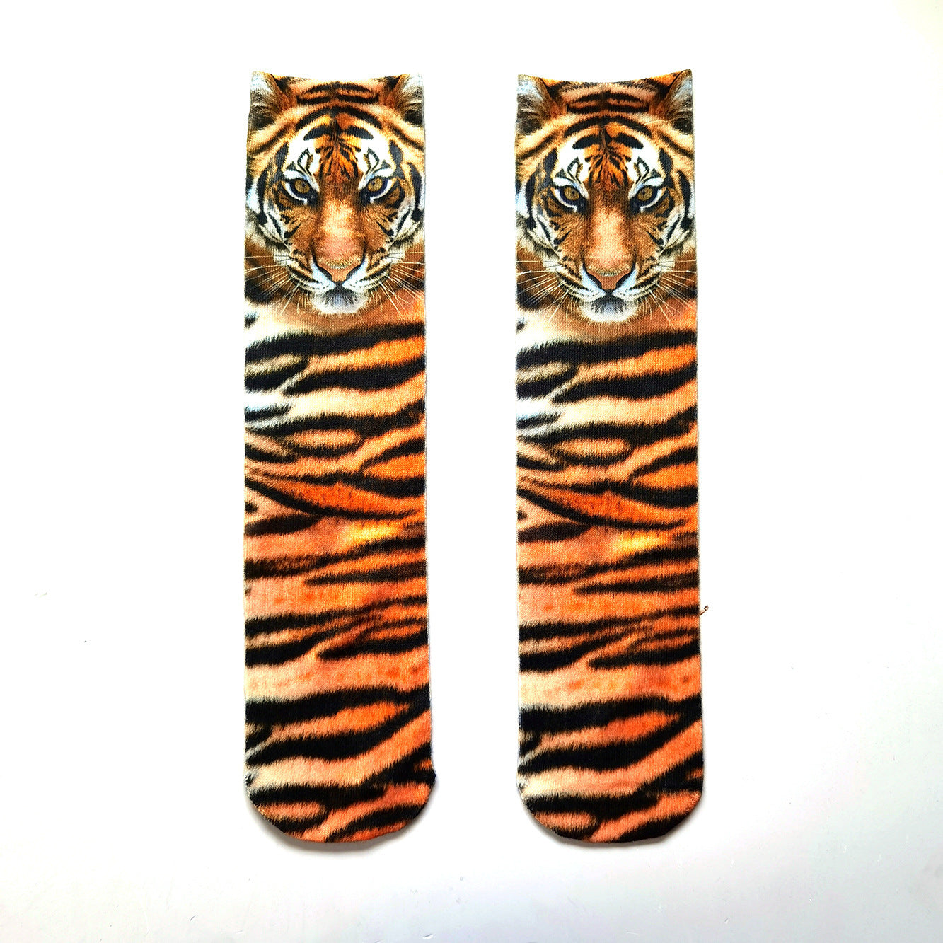 3D Animal Paw Print Socks, Novelty Realistic Animal Feet Crew Socks, Funny Tiger Cat Dog Paw Socks for Halloween Cosplay Party, Prank Gift for Men Women