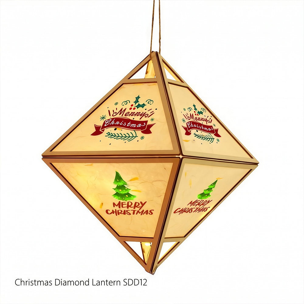 Lighted Wooden Reindeer Christmas Ornament, DIY Color Painting Elk Hanging Lamp, LED Wooden Christmas Tree Hanging Decoration for Holiday Decor
