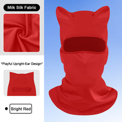 All-Season Cycling Balaclava Face Mask – Breathable Ice Silk & Thermal Velvet Ski Mask, Full Coverage Animal Print Neck Gaiter for Men Women, Motorcycle Helmet Liner for Skiing Riding Hiking