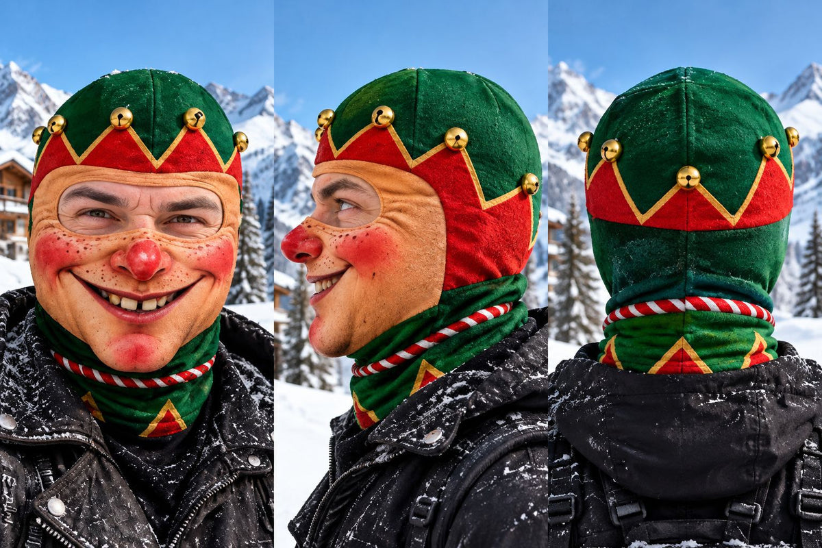 Christmas 3D Funny Realistic Face Ski Mask