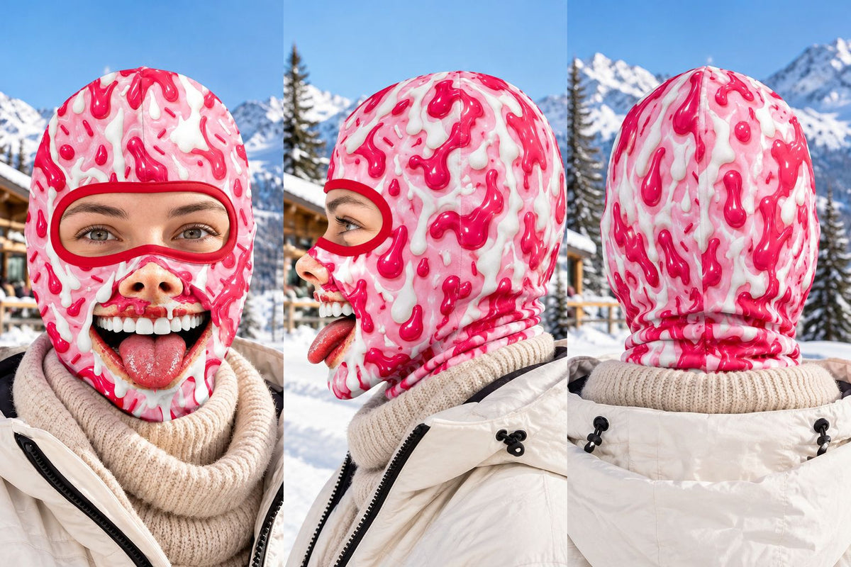 Christmas 3D Funny Realistic Face Ski Mask