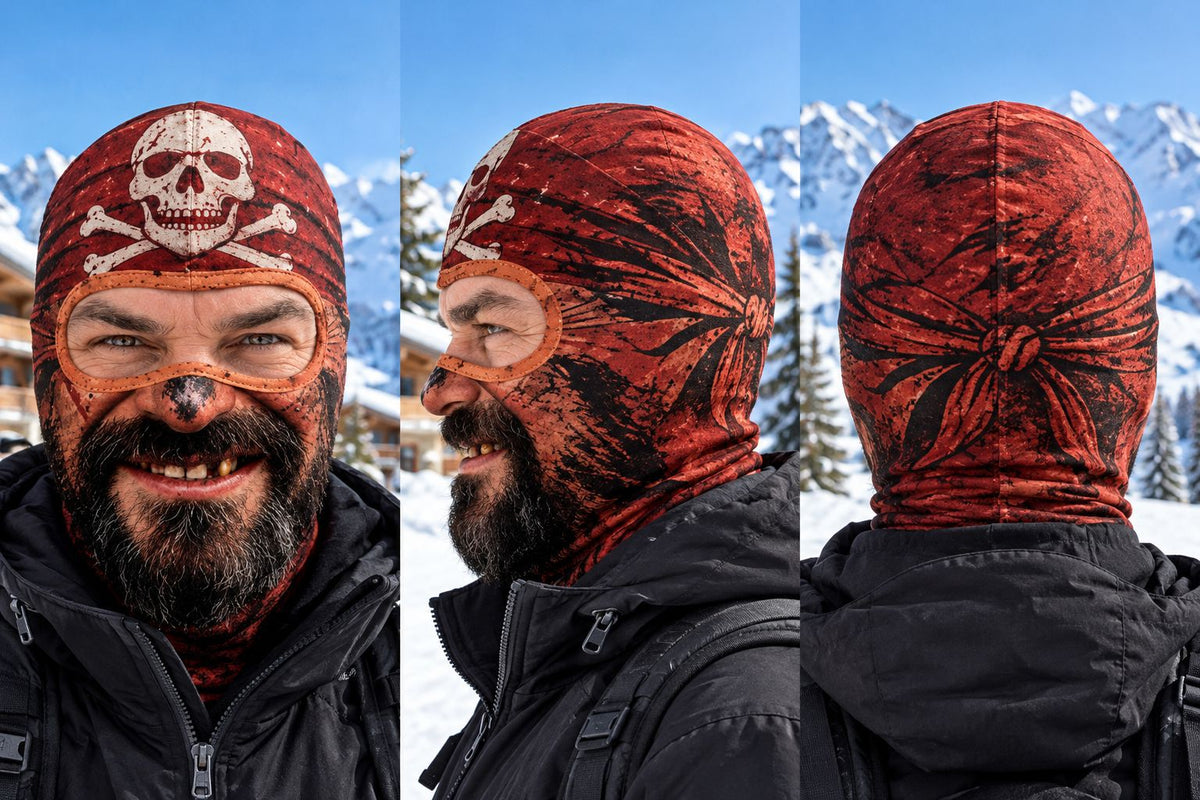 Christmas 3D Funny Realistic Face Ski Mask