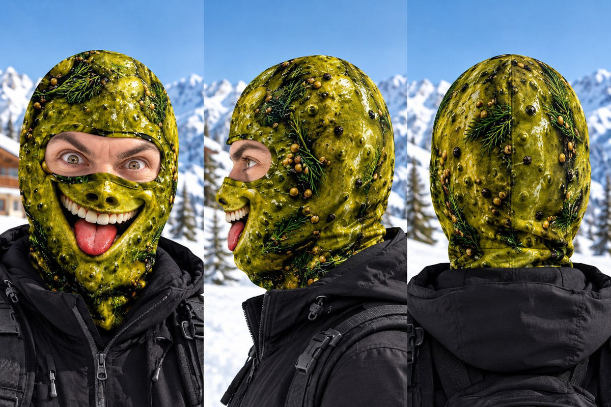 Christmas 3D Funny Realistic Face Ski Mask