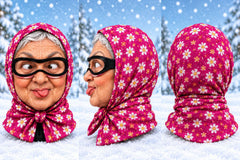 Christmas 3D Funny Realistic Face Ski Mask
