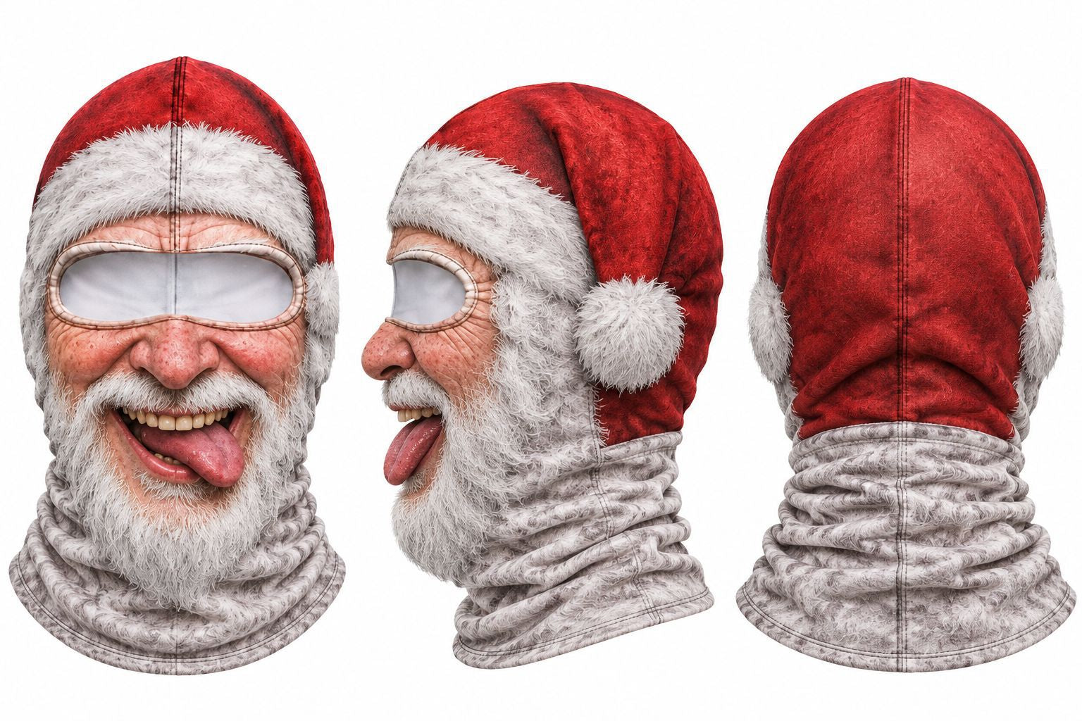 Christmas 3D Funny Realistic Face Ski Mask