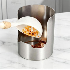 2-in-1 Stainless Steel Spoon & Lid Holder - product photo 6
