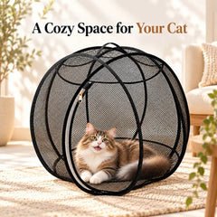 Portable pop-up cat playpen product photo 1