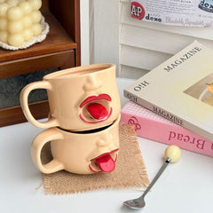 Funny Face Tongue Mug - product photo 6