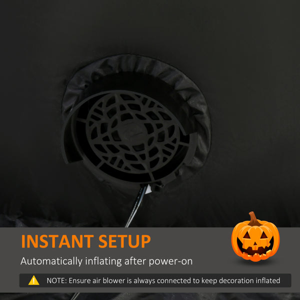 9 ft inflatable pumpkin ghost with LED - product photo 3 of 6