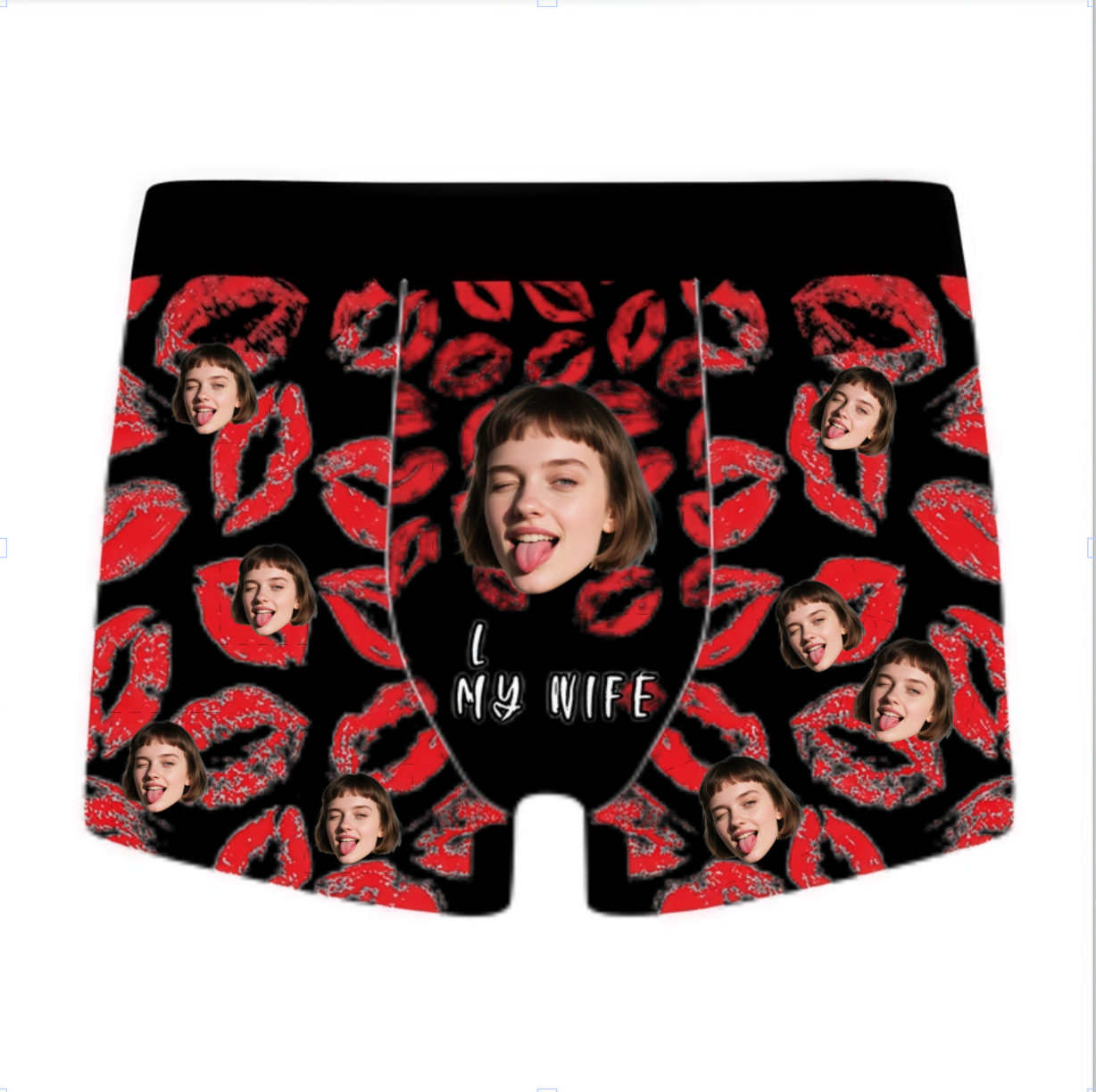 Custom Multi-Photo Grid Boxer Briefs – Personalized All-Over Print Family Picture Men's Underwear – Unique DIY Father's Day or Birthday Gag Gift