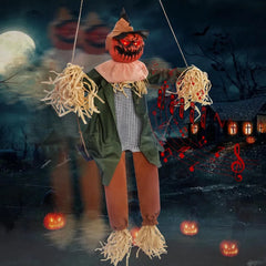 45 inch hanging doll that swings, moans and glows red eyes on sound or a slap - product photo 8 of 10