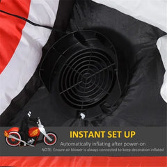 Inflatable grim reaper on a bike - product photo 5 of 6