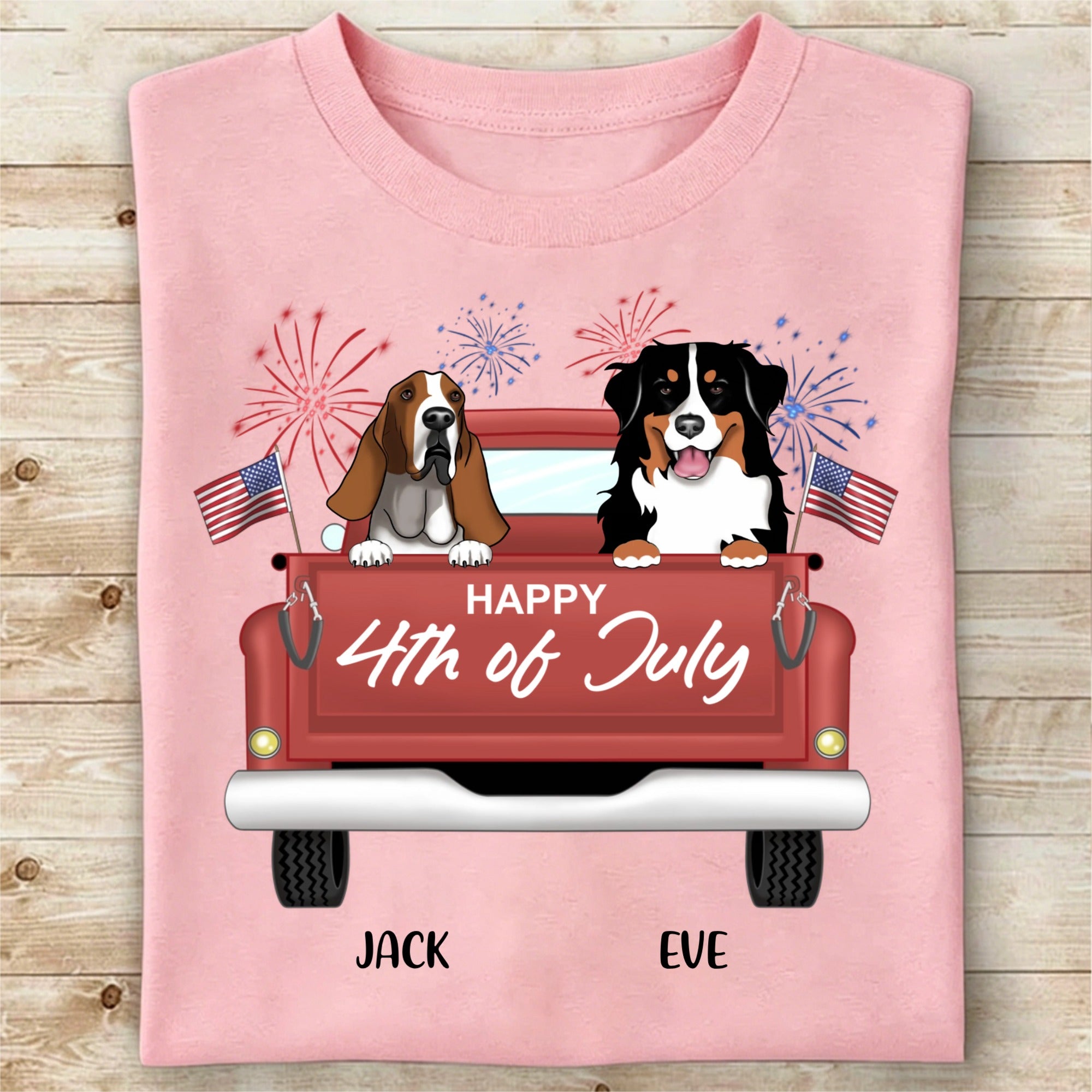 Custom Happy 4th of July T-shirts