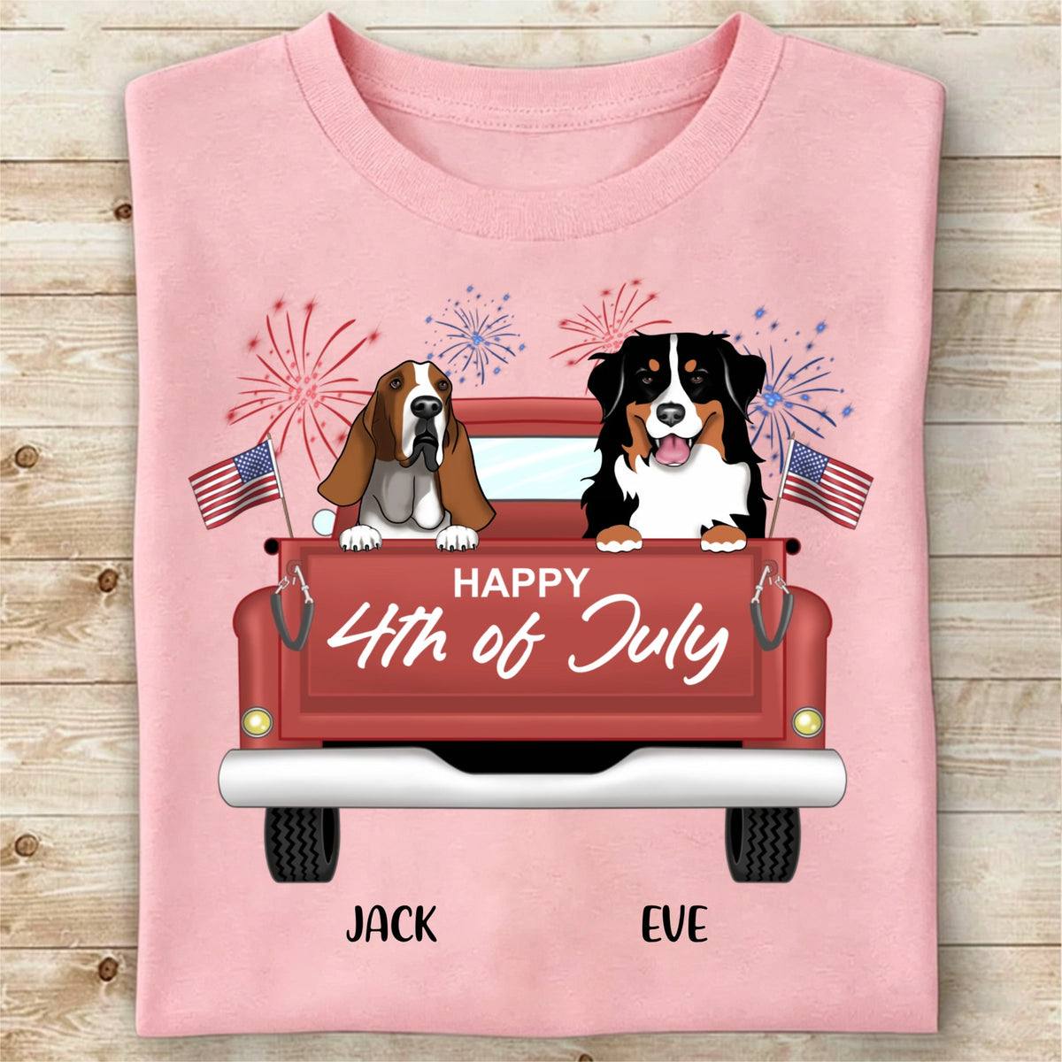 Custom Happy 4th of July T-shirts