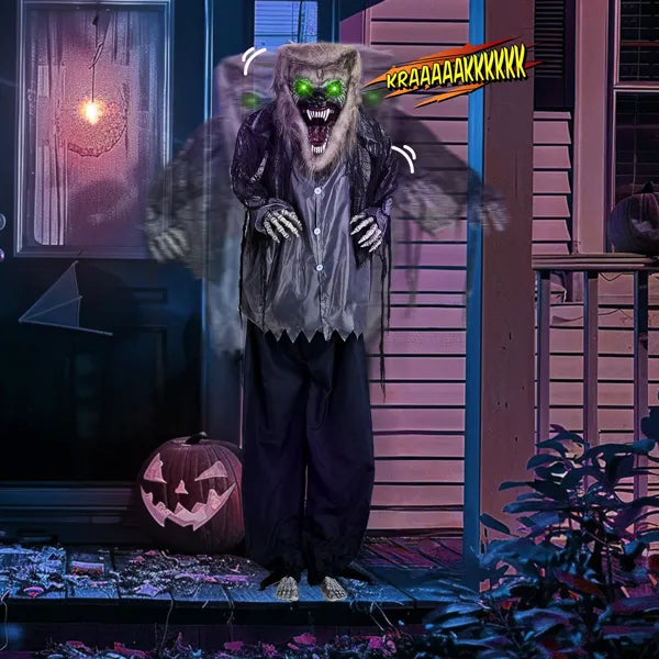 6.9 ft standing werewolf - product photo 4 of 5