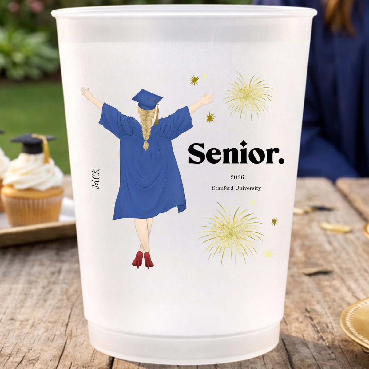 Custom Congratulations on your graduation Plastic Cups
