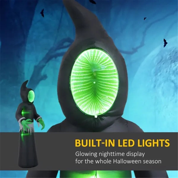 8 ft inflatable mirror face ghost - product photo 3 of 6