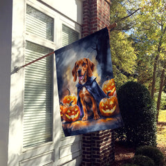 vizsla puppy halloween house flag - product photo 2 of 8