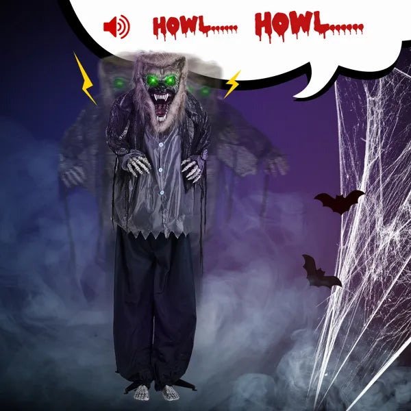 6.9 ft standing werewolf - product photo 5 of 5