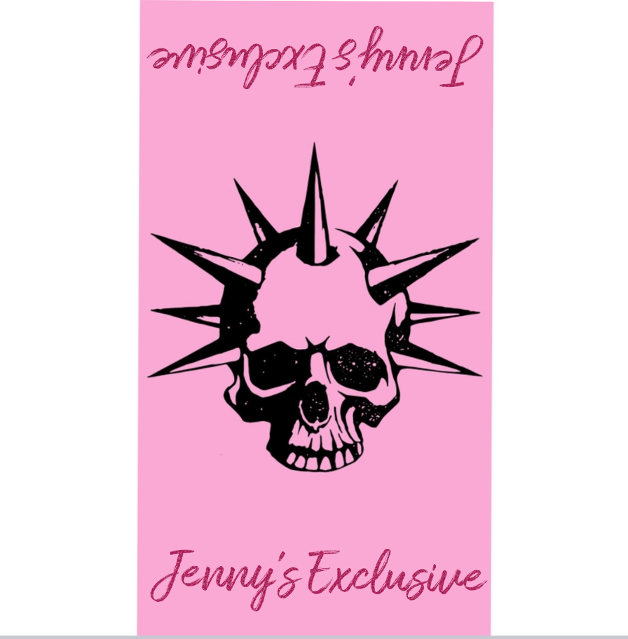 Punk Spiked Skull Black & White Doodle Art Towel